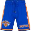 Pro Standard NBA Mens Mens NBA DIY Pick Stitch Cotton Double Knit Athletic Short(Royal Blue/Orange)