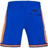 Pro Standard NBA Mens Mens NBA DIY Pick Stitch Cotton Double Knit Athletic Short(Royal Blue/Orange)