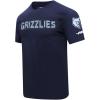 Pro Standard NBA Mens Mens NBA Memphis Grizzlies Classic Player Cotton Short Sleeve Tee(Midnight Navy)