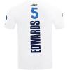 Pro Standard NBA Mens Mens NBA Minnesota Timberwolves Classic Player Cotton Short Sleeve Tee(White)