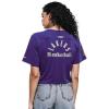 Pro Standard NBA Womens Womens NBA Modern Originals Cotton Short Sleeve Boxy Tee(Purple)