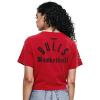 Pro Standard NBA Womens Womens NBA Modern Originals Cotton Short Sleeve Boxy Tee(Red)
