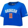 Pro Standard NBA Womens Womens NBA New York Knicks Classic Player Cotton Short Sleeve Boxy Tee(Team Color)