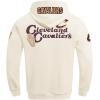 Pro Standard NBA mens Mens Nba Souvenir Brushed Back French Terry Pull Over Hoodie(Eggshell)