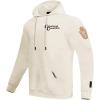 Pro Standard NBA mens Mens Nba Souvenir Brushed Back French Terry Pull Over Hoodie(Eggshell)