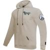 Pro Standard NBA mens Mens Nba Souvenir Brushed Back French Terry Pull Over Hoodie(Taupe)