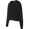 Pro Standard NHL womens Womens Nhl Neutral Brushed Back French Terry Crewneck Sweatshirt(Black)