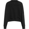 Pro Standard NHL womens Womens Nhl Neutral Brushed Back French Terry Crewneck Sweatshirt(Black)