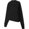 Pro Standard NHL womens Womens Nhl Neutral Brushed Back French Terry Crewneck Sweatshirt(Black)