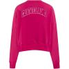 Pro Standard Womens NBA Classic Triple Pink Sweatshirt(Beetroot Purple)