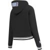 Pro Standard Womens NBA Mash Up Cropped Pullover Hoodie(Black)