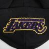 Pro Standard Womens NBA Mash Up Cropped Pullover Hoodie(Black/Purple)