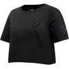 Pro Standard Womens NFL Arizona Cardinals Classic Triple Black Short Sleeve Boxy Tee L
