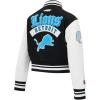 Pro Standard Womens NFL Best of Varsity Jacket(Black/White)