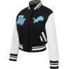 Pro Standard Womens NFL Best of Varsity Jacket(Black/White)