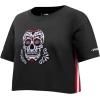 Pro Standard Womens NFL Sugar Skull Short Sleeve Boxy Tee(Black)