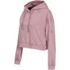 Pro Standard Womens NFL Washed Classic Cropped Pullover Hoodie(Washed Mauve)
