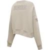 Women’s NFL Los Angeles Chargers Neutral Fleece Crewneck (Taupe) by Pro Standard(Taupe)