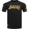 Pro Standard Mens NBA Los Angeles Lakers Lebron James #23 Classic Player Short Sleeve Tee Black L