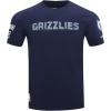 Pro Standard NBA Mens Mens NBA Memphis Grizzlies Classic Player Cotton Short Sleeve Tee(Midnight Navy)