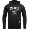 Pro Standard NBA mens Mens Nba Milwaukee Bucks Classic Player Cotton Double Knit Pull Over Hoodie(Black)