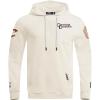 Pro Standard NBA mens Mens Nba Souvenir Brushed Back French Terry Pull Over Hoodie(Eggshell)