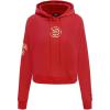 Pro Standard Womens NBA Classic Chenille Cropped Pullover Hoodie(Team Color)