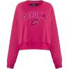 Pro Standard Womens NBA Classic Triple Pink Sweatshirt(Beetroot Purple)