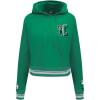 Pro Standard Womens NBA Mash Up Cropped Pullover Hoodie(Kelly Green)