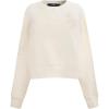 Women’s NFL Los Angeles Chargers Neutral Fleece Crewneck (Taupe) by Pro Standard(Eggshell)