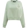 Women’s NFL Los Angeles Chargers Neutral Fleece Crewneck (Taupe) by Pro Standard(Moss)
