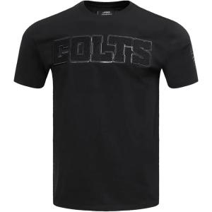 Black NFL Colts Crewneck Tee (Triple Black) by Pro Standard(Triple Black)