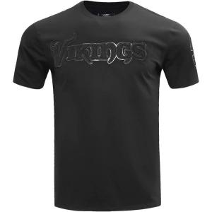 NFL MINNESOTA VIKINGS TRIPLE BLACK MEN’S TEE (TRIPLE BLACK)(Triple Black)