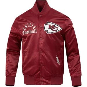 Pro Standard Mens NFL Modern Originals Satin Jacket(Cardinal Red)
