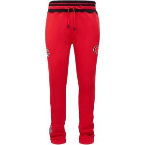 Pro Standard Mens NFL Script Tail Sweatpant(Red/Black)