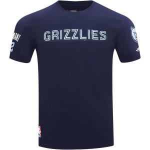 Pro Standard NBA Mens Mens NBA Memphis Grizzlies Classic Player Cotton Short Sleeve Tee(Midnight Navy)