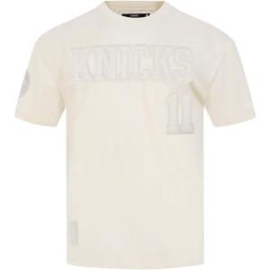 Pro Standard NBA Mens Mens NBA New York Knicks Neutrals Player Cotton Short Sleeve Tee(Eggshell)