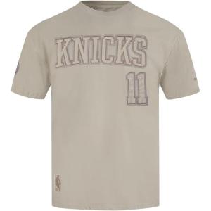 Pro Standard NBA Mens Mens NBA New York Knicks Neutrals Player Cotton Short Sleeve Tee(Taupe)