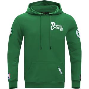 Pro Standard NBA mens Mens Nba Souvenir Brushed Back French Terry Pull Over Hoodie(Kelly Green)