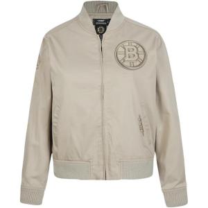 Pro Standard NHL womens Womens Nhl Neutral Twill Jacket(Taupe)