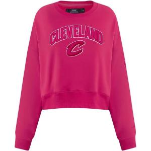 Pro Standard Womens NBA Classic Triple Pink Sweatshirt(Beetroot Purple)