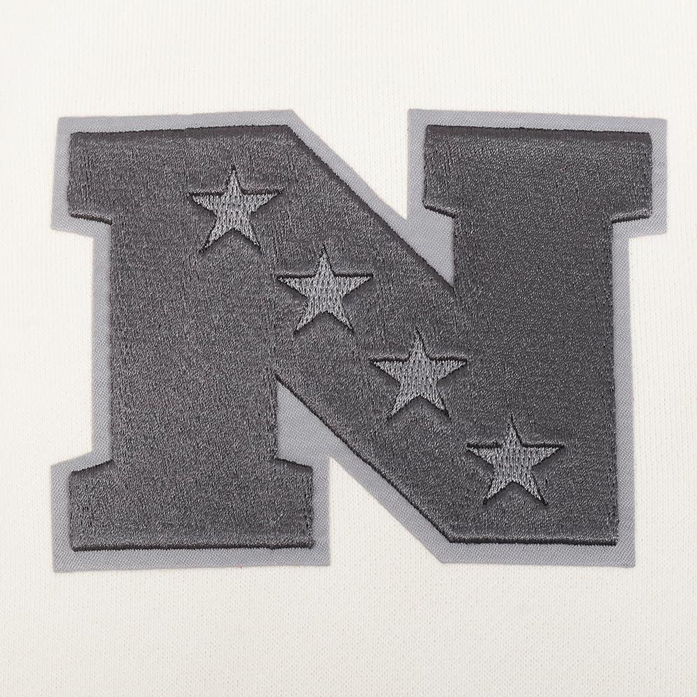 image:imagePro Standard Mens NFL Reverse French Terry Brushed Back French Terry Crewneck SweatshirtOffwhite