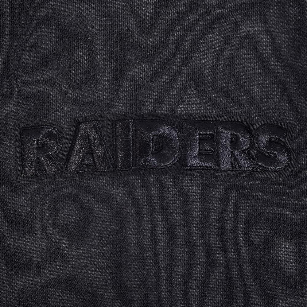 image:imagePro Standard Mens NFL Washed Classic Pull Over HoodieWashed Black