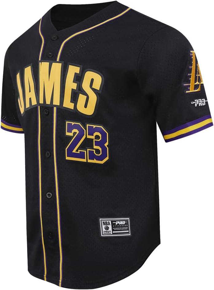image:imagePro Standard NBA Mens Mens NBA Los Angeles Lakers Classic Player Mesh Down TopBlack