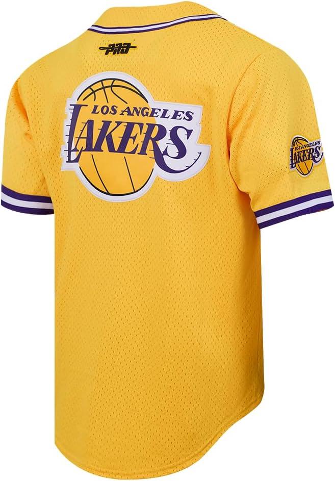 image:imagePro Standard NBA Mens Mens NBA Los Angeles Lakers Classic Player Mesh Down TopTeam Color
