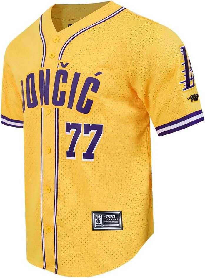 image:imagePro Standard NBA Mens Mens NBA Los Angeles Lakers Classic Player Mesh Down TopTeam Color
