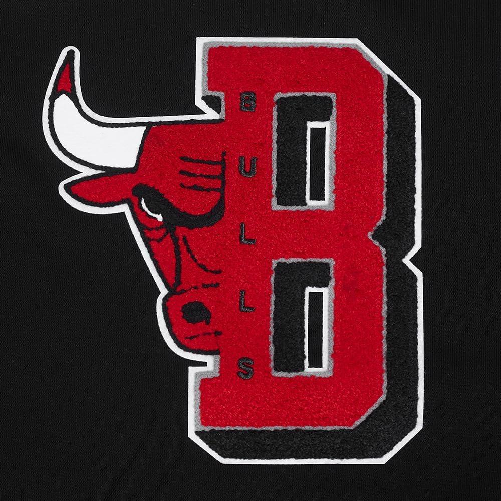 image:imagePro Standard NBA womens Womens Nba Mash Up Brushed Back French Terry Crewneck SweatshirtBlackRedBlack