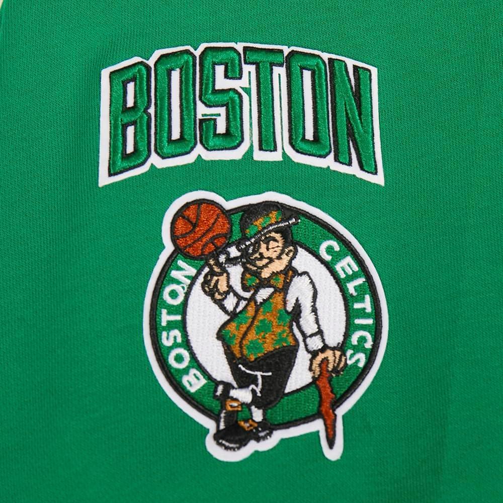 image:imagePro Standard NBA womens Womens Nba Mash Up Brushed Back French Terry Crewneck SweatshirtKelly Green