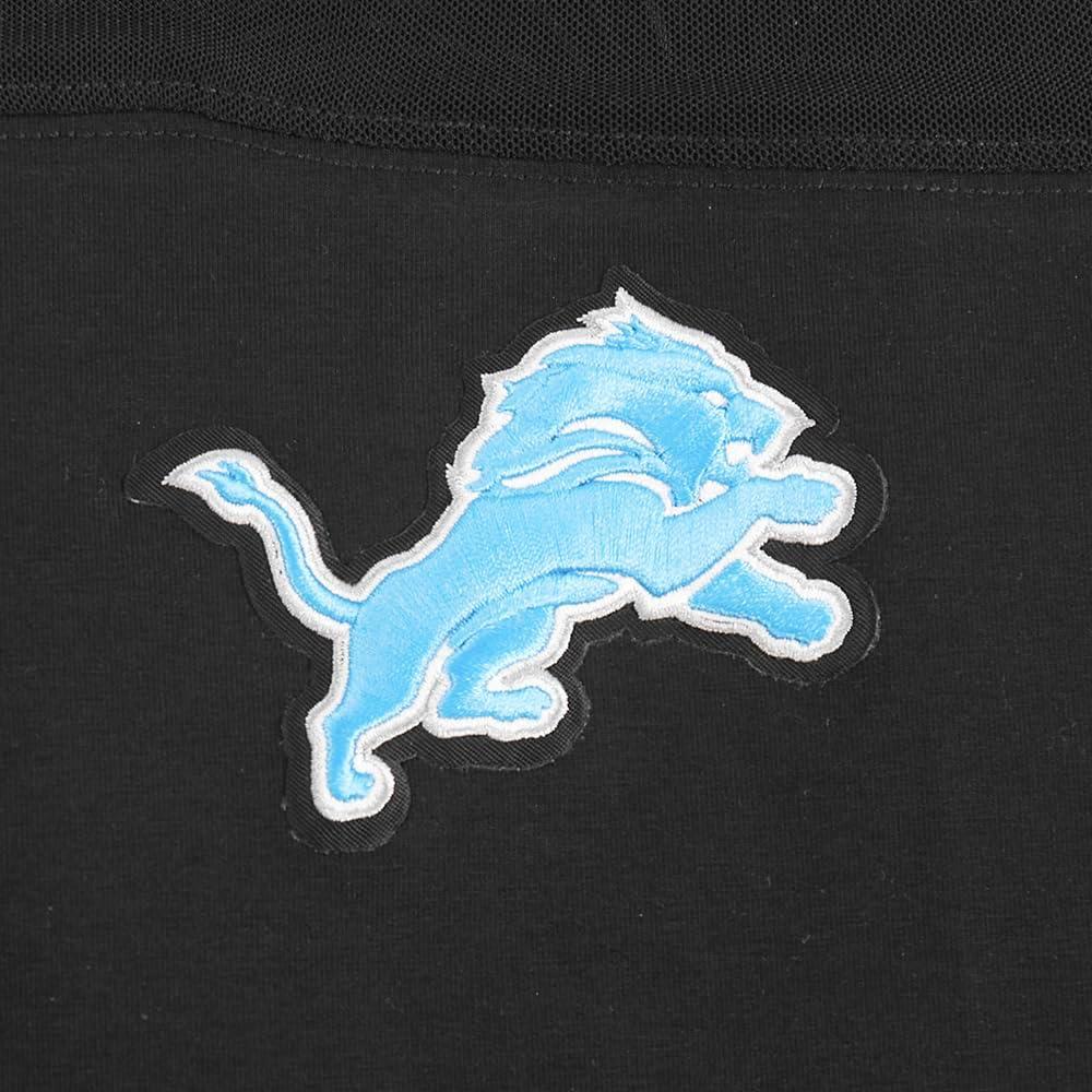 image:imagePro Standard Womens NFL Detroit Lions Sheer Influence Short Sleeve Boxy TeeBlack