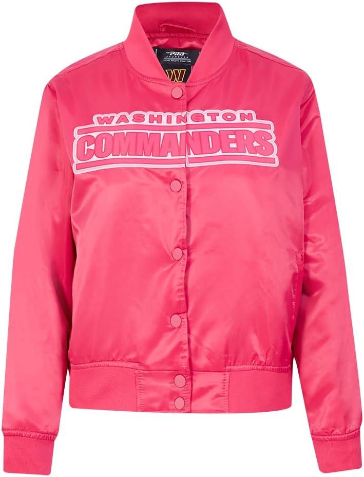 image:imageWomens NFL Classic Triple Pink Satin JacketPurple